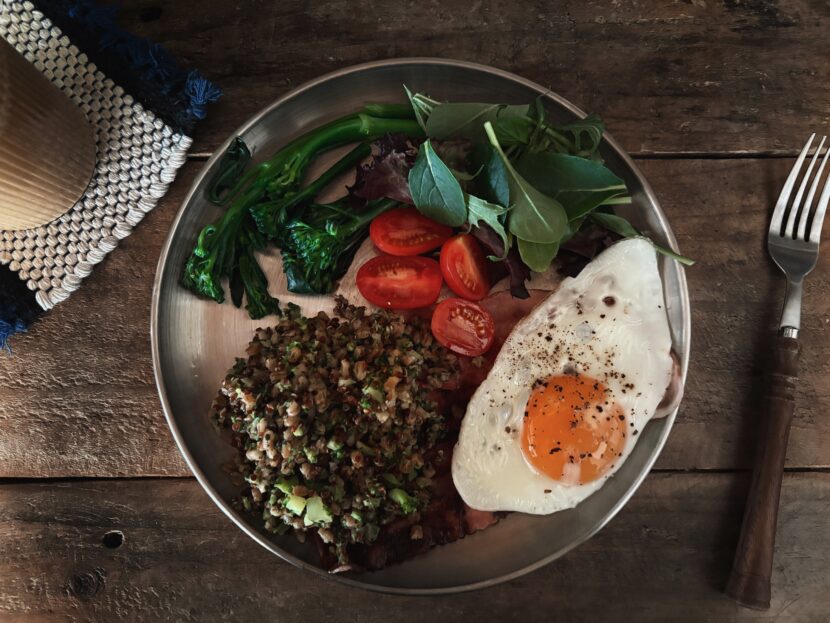 A little self-care on my plate.